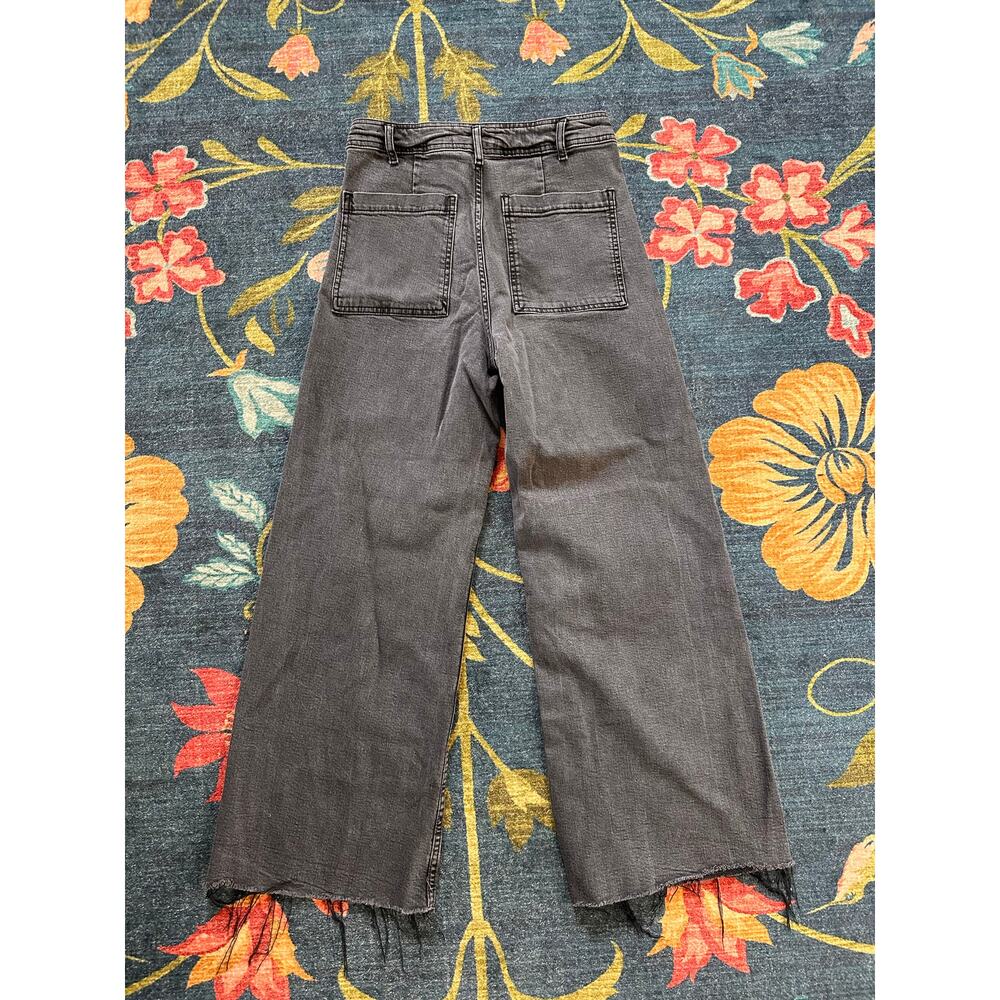 Zara Marine Straight Leg Jeans Size 8 - Picture 3 of 5
